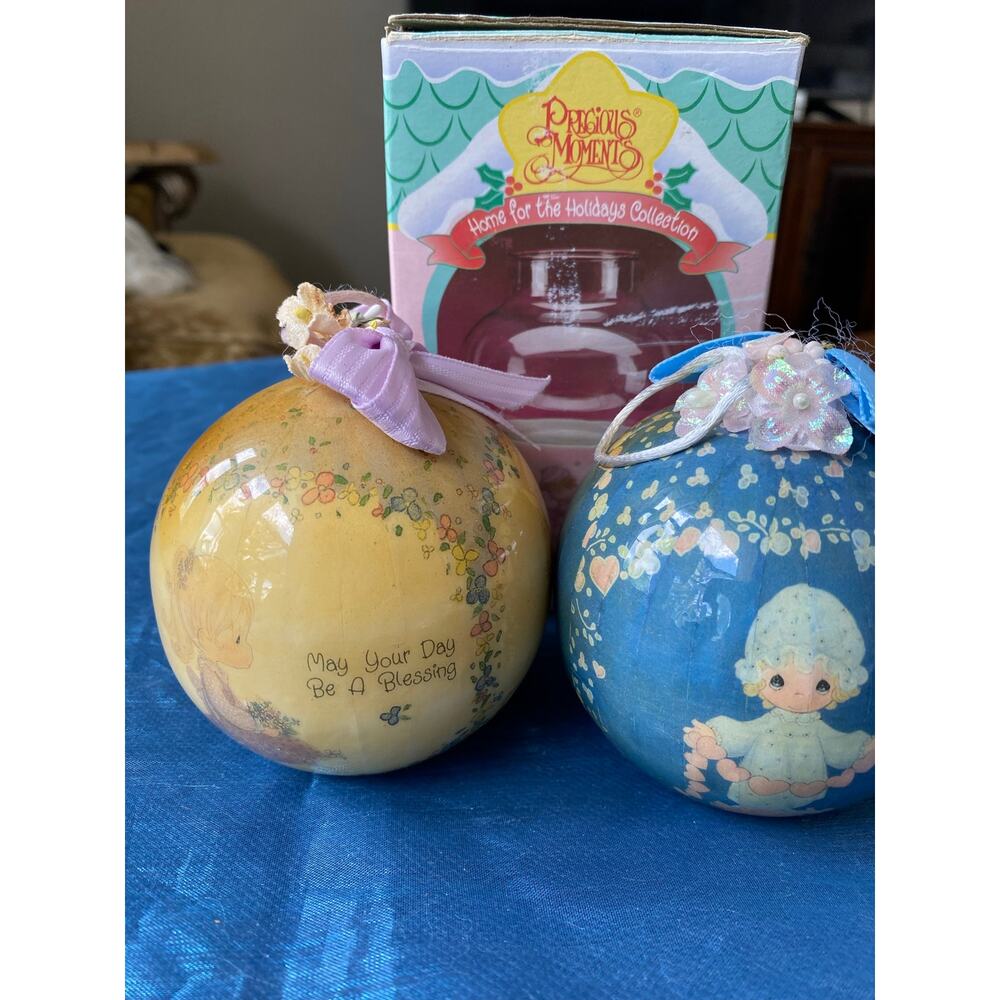 Vintage Precious Moments "Home for the Holidays Collection" ornaments by Enesco